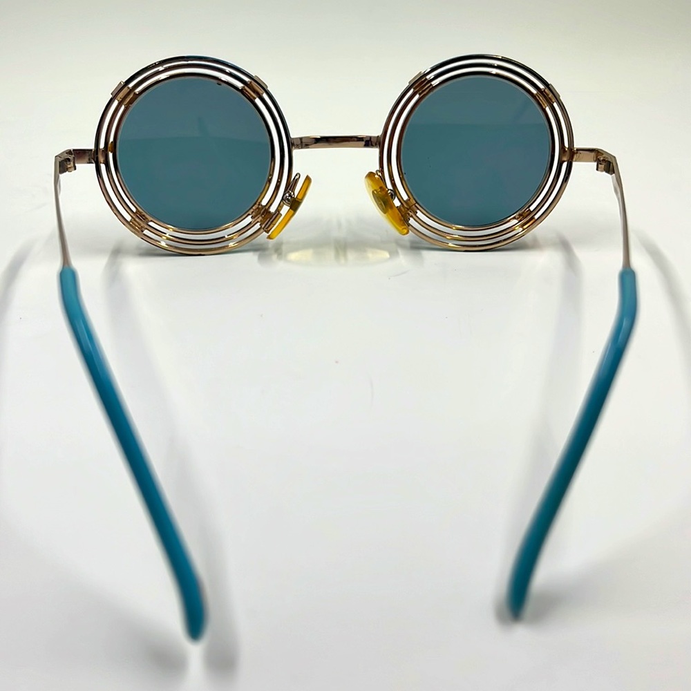 Dolce Vita Vintage Sunglasses & Case Made in Italy Gold Plated 24KT - Picture 6 of 14